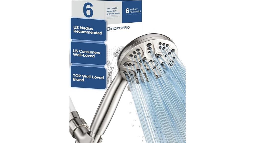 high pressure handheld shower