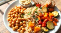 high protein vegetarian senior diets