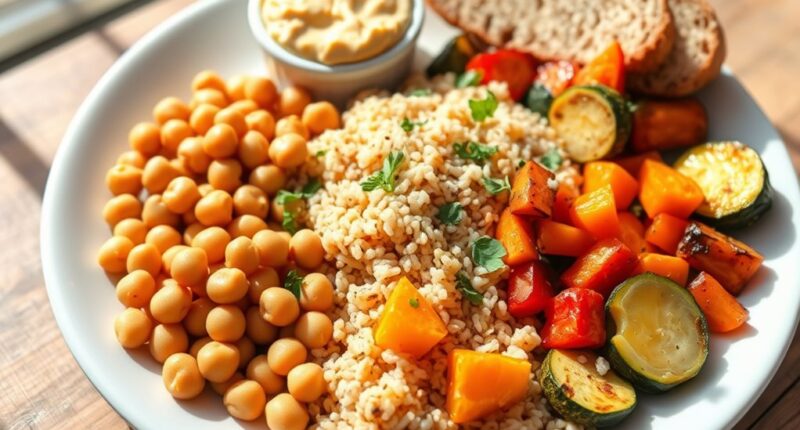 high protein vegetarian senior diets