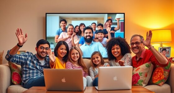 hosting online family gatherings