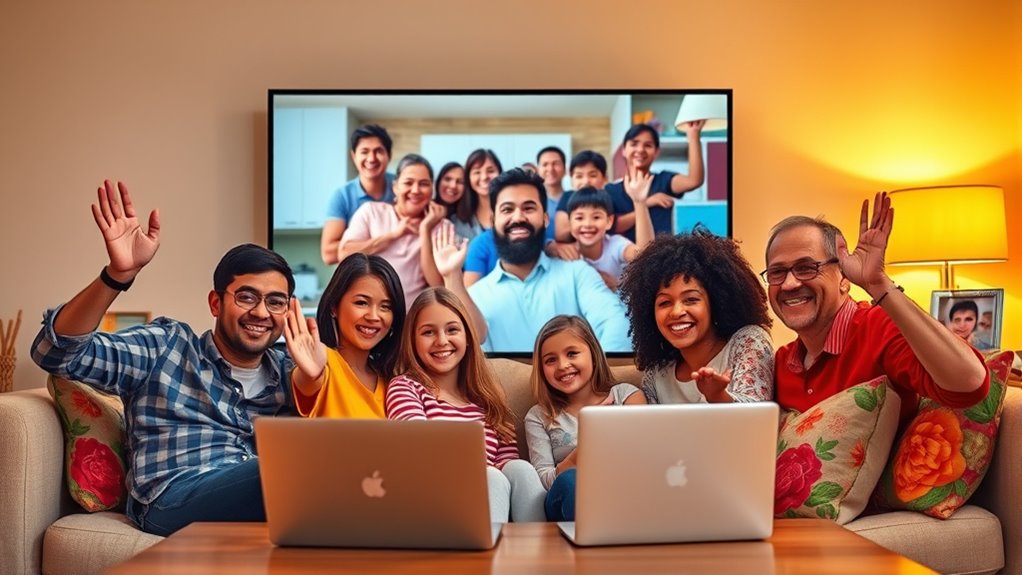 hosting online family gatherings