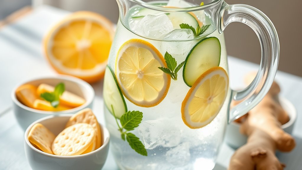 hydrate with electrolyte beverages