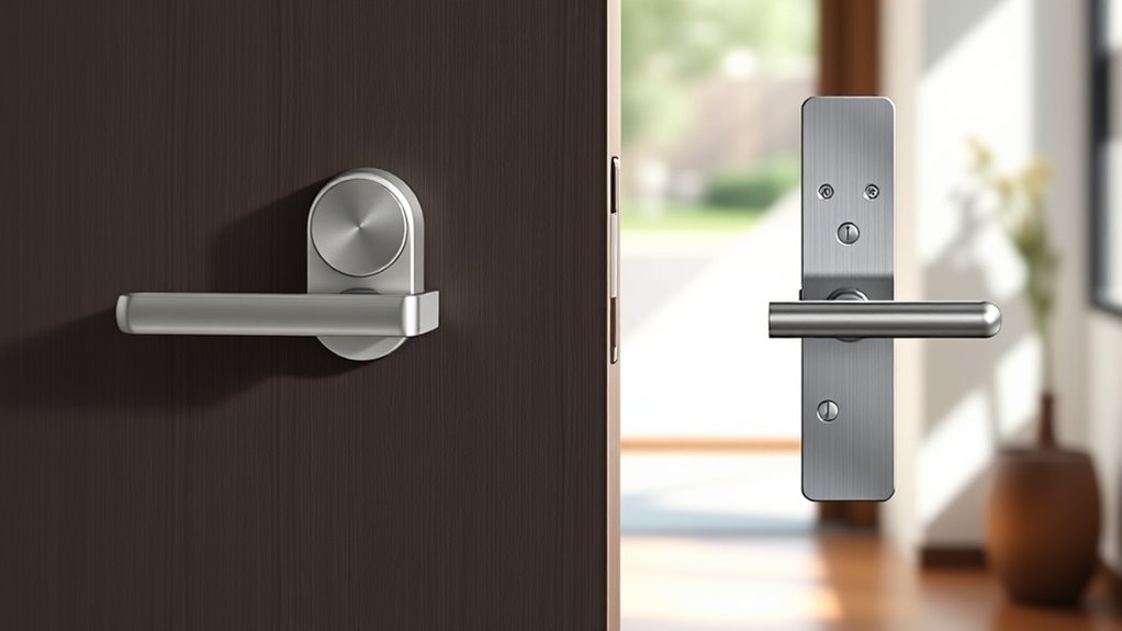 hygienic sensor activated handles