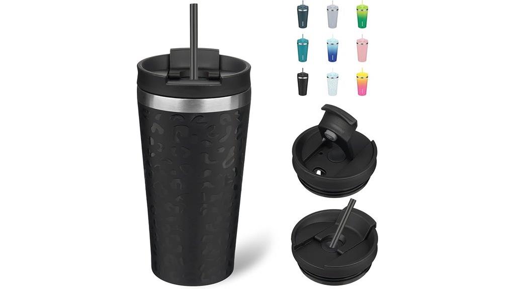 insulated tumbler with lid