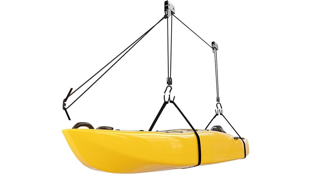 kayak bike pulley system