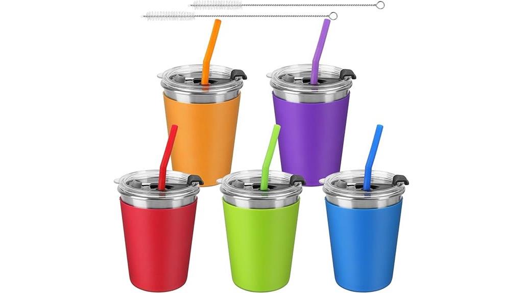 kids stainless steel cup set