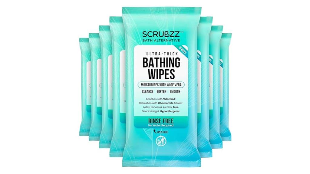 large adult bathing wipes