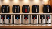 large button air fryers