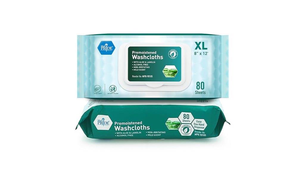 large disposable wet wipes