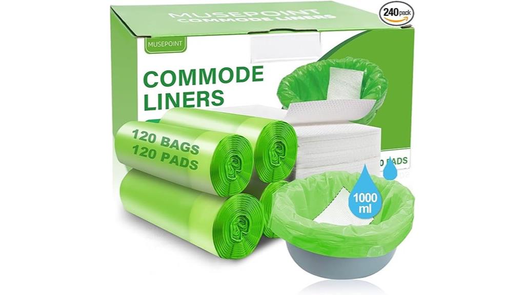 large pack of absorbent liners