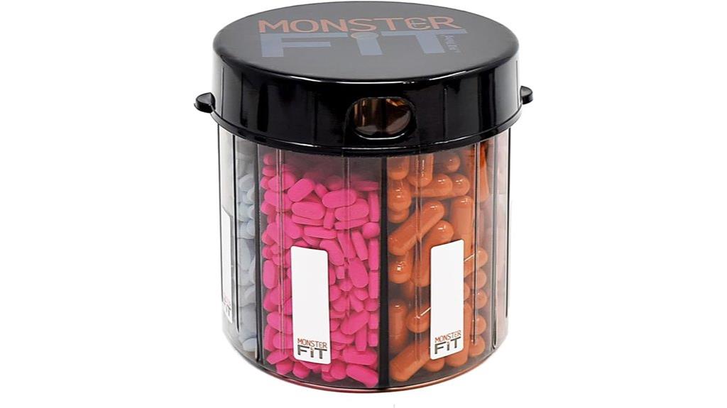 large pill organizer with app