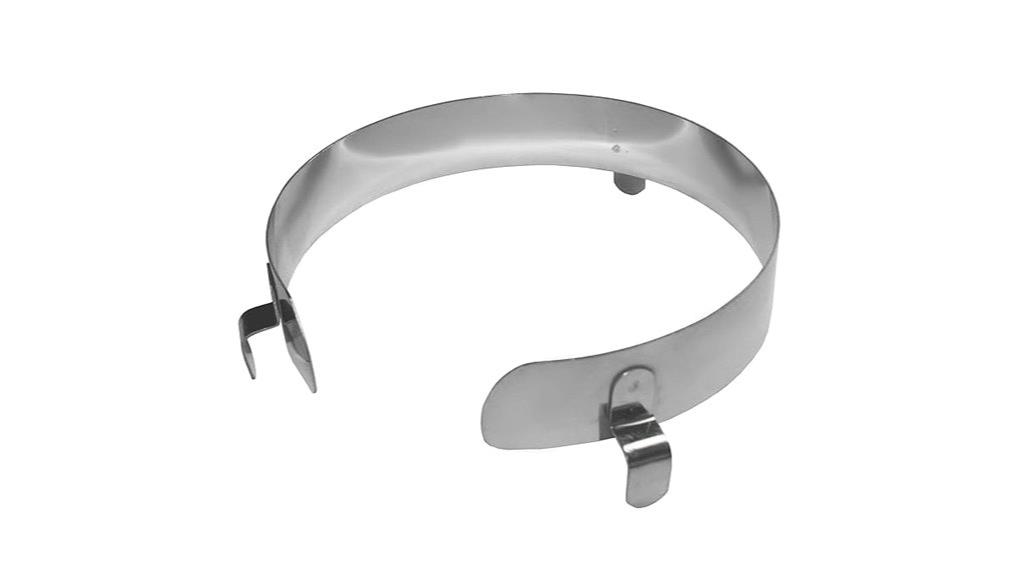 large stainless steel food guard