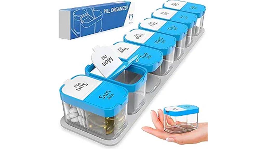 large weekly pill container