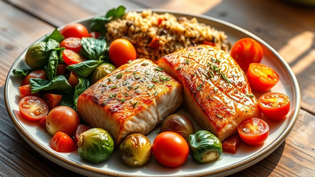 lean proteins vegetables