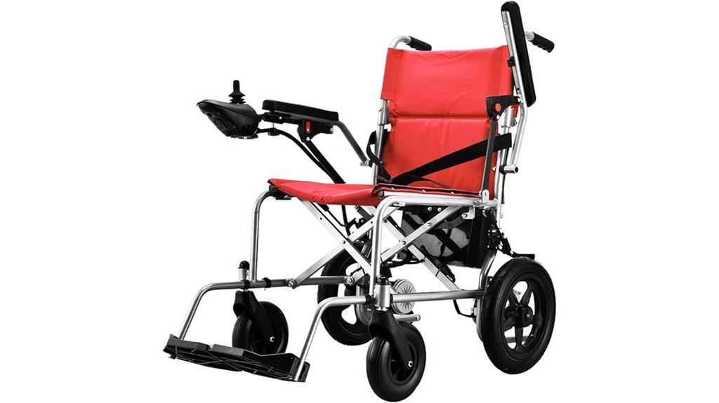 lightweight foldable electric wheelchair