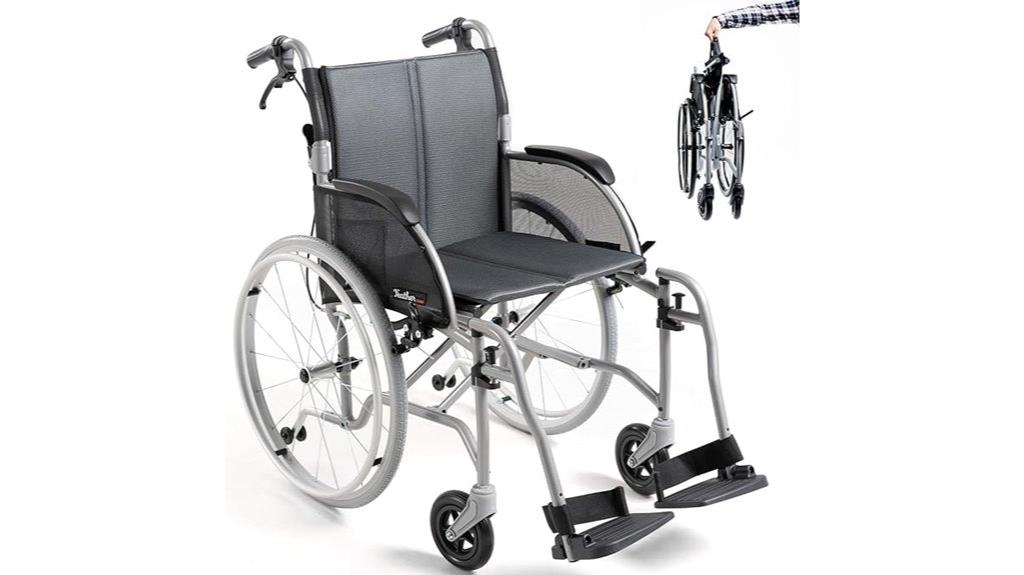 lightweight folding wheelchair