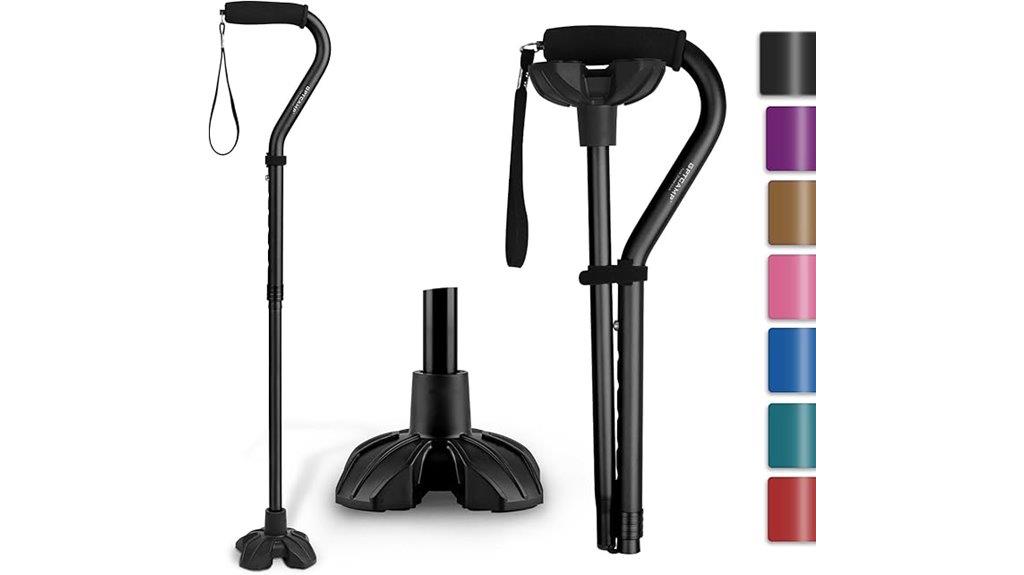 lightweight sturdy quad cane