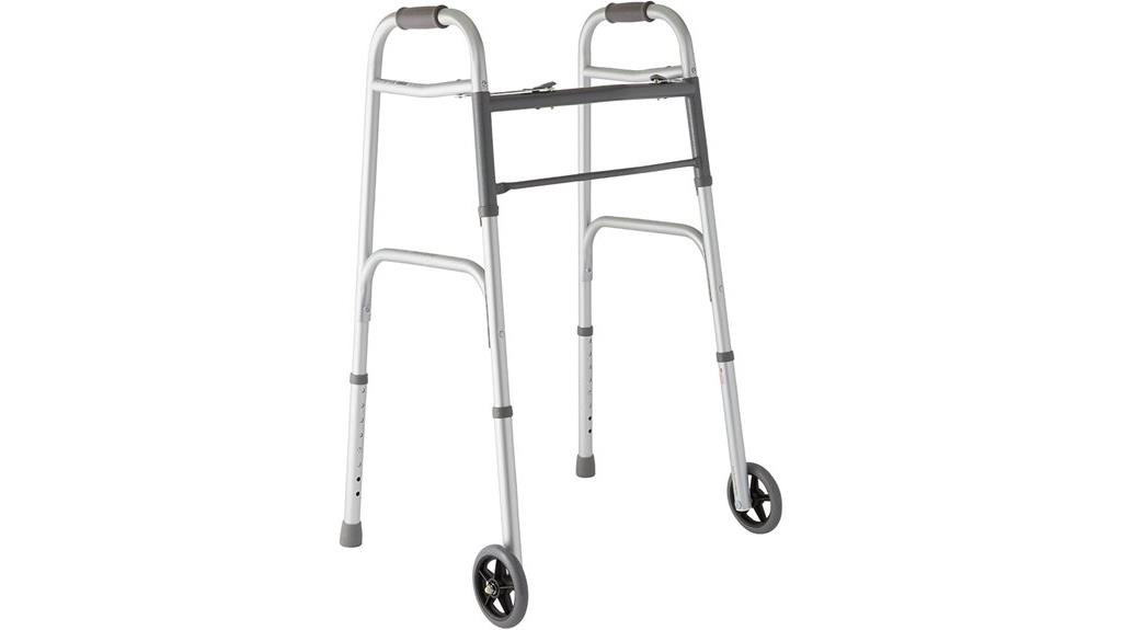 lightweight walker with wheels