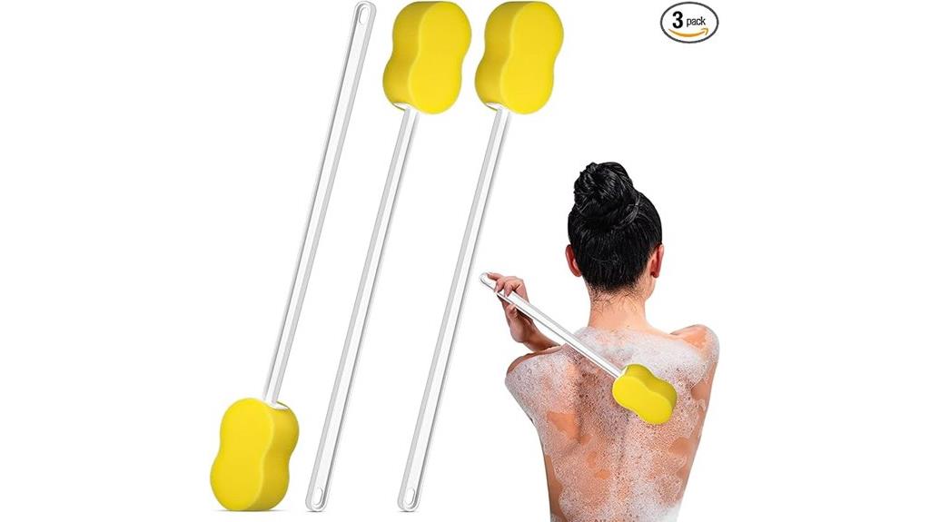 long handle bath scrubber