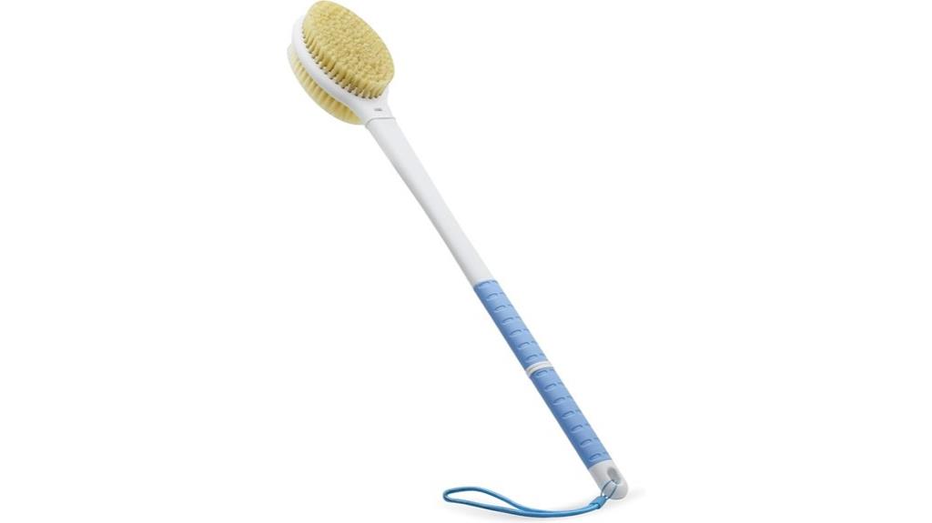 long handle dual sided scrubber