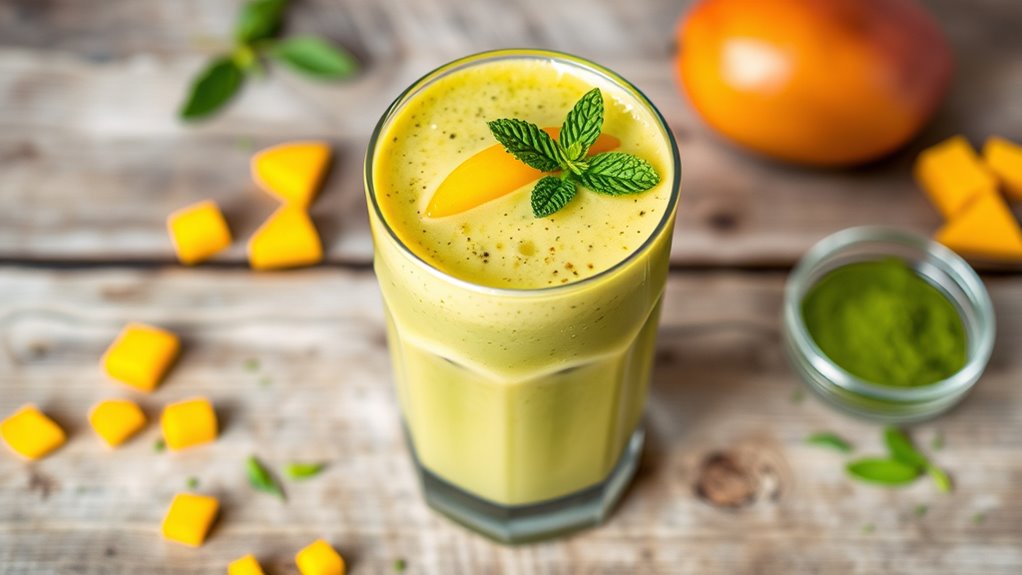 matcha mango brain boost