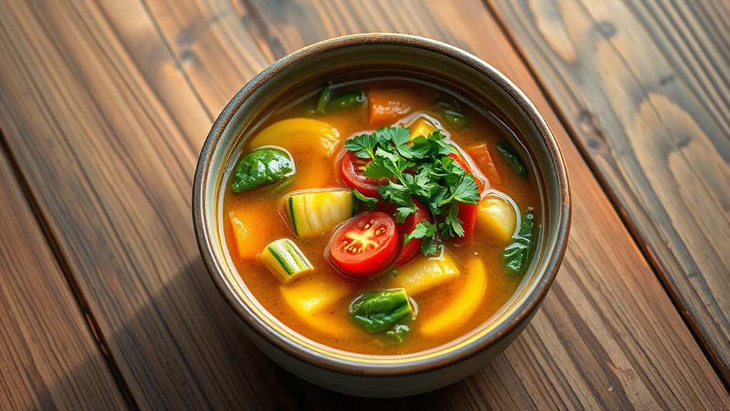 mediterranean soup for two