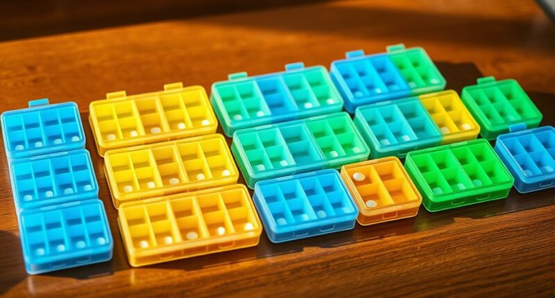 monthly pill organizer planners