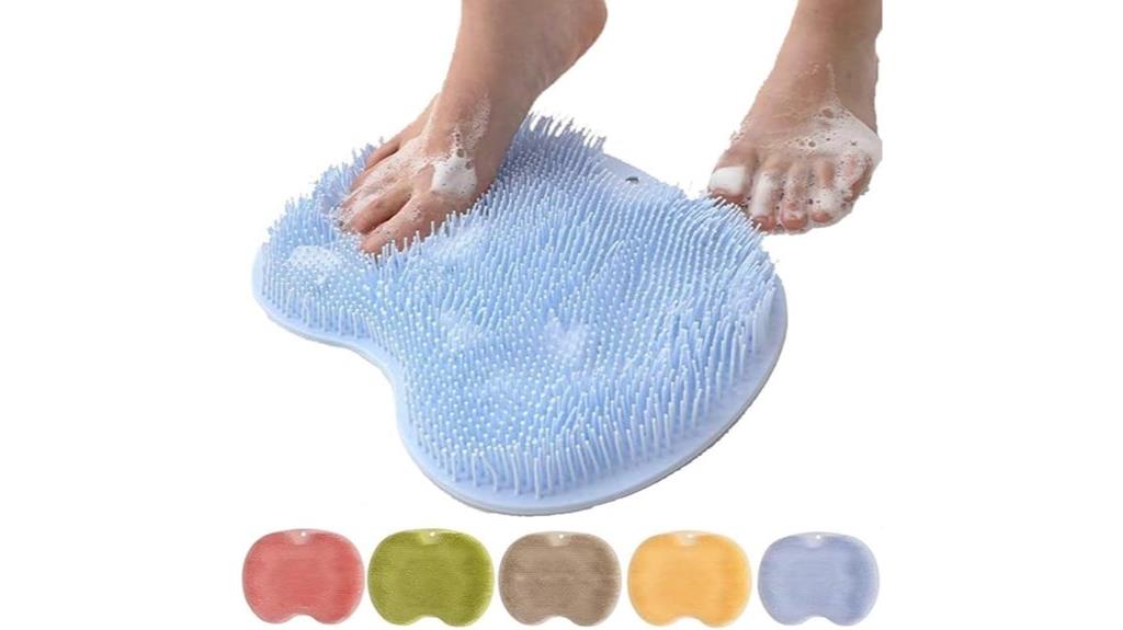non slip shower foot scrubber