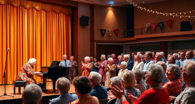 organize senior talent show