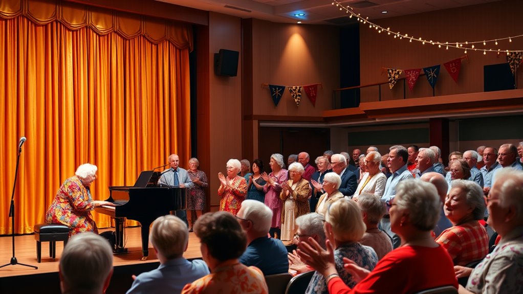 organize senior talent show