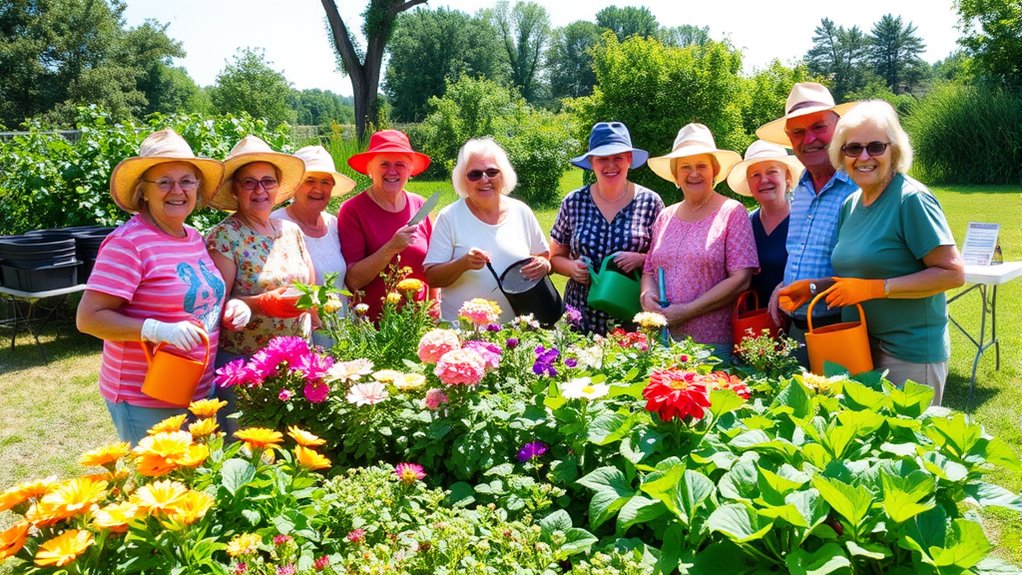 organized senior gardening activities