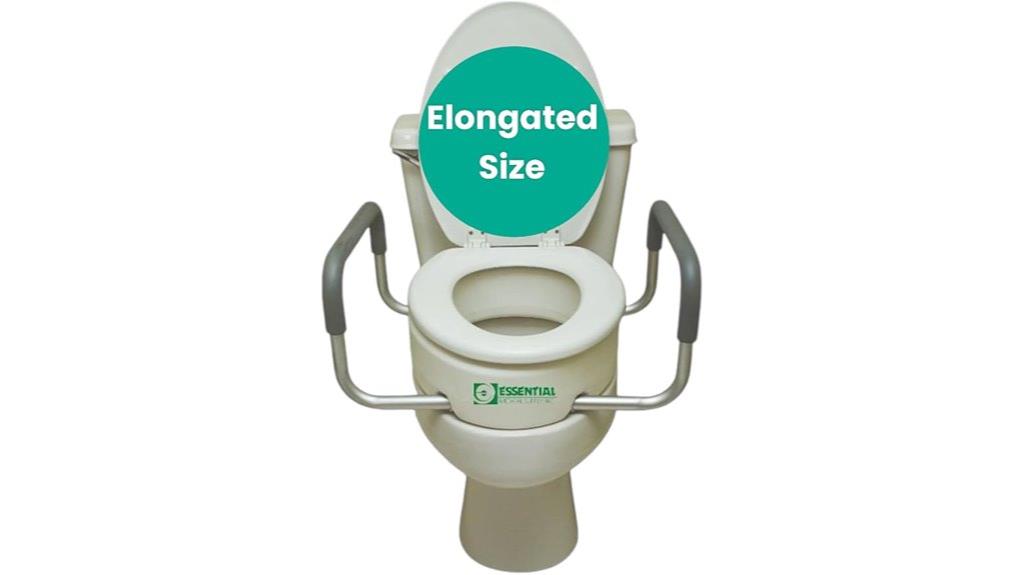 padded aluminum toilet riser