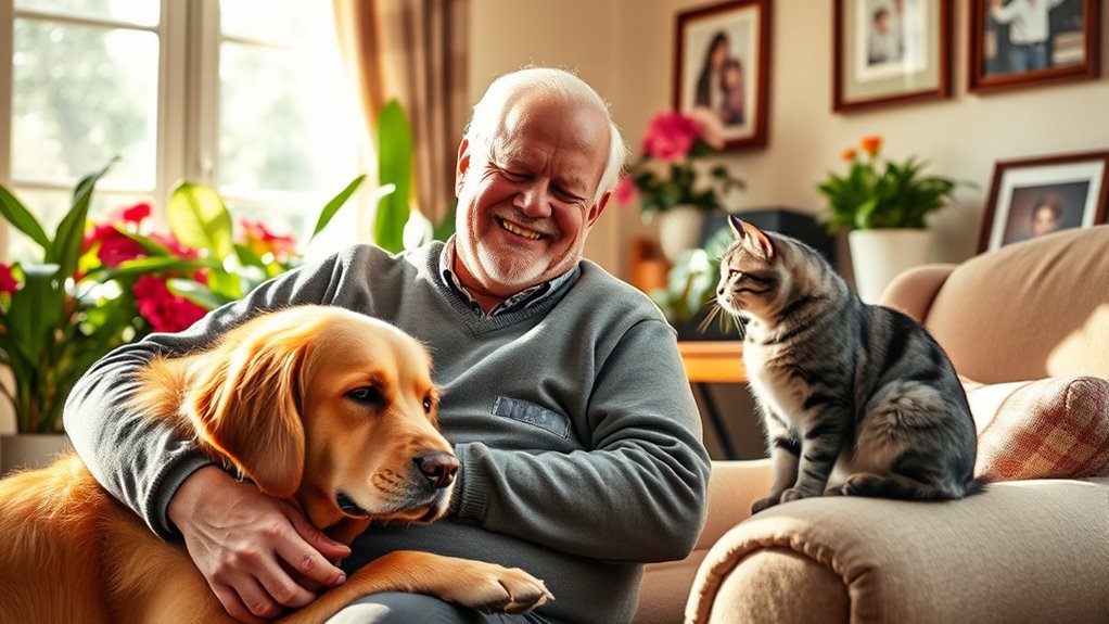 pet therapy improves senior well being
