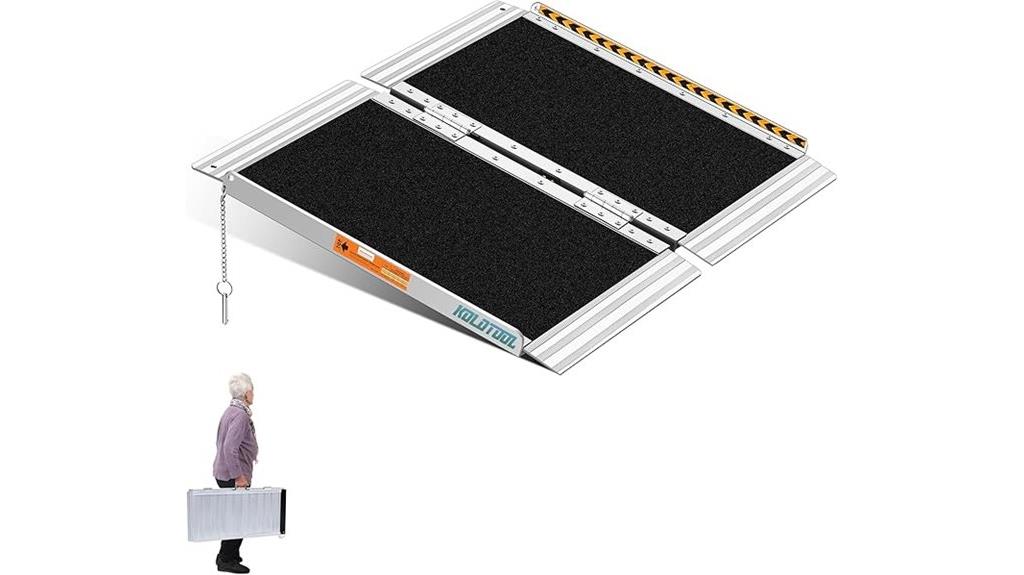 portable 2ft aluminum ramp