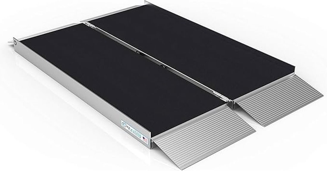 portable 4 ft slip resistant ramp