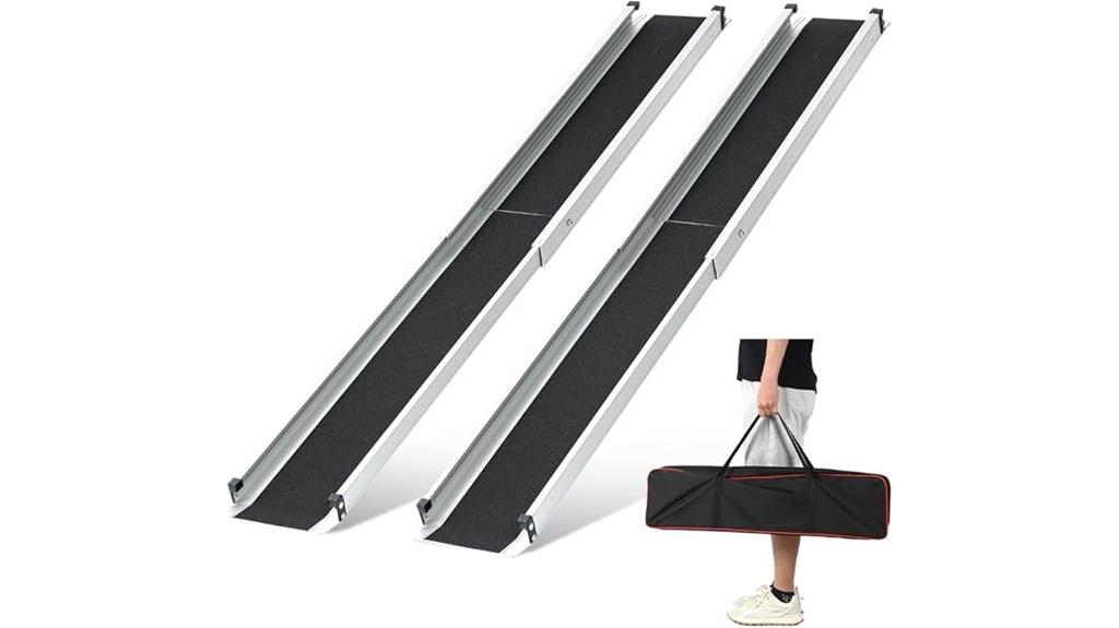 portable 7ft telescoping ramps