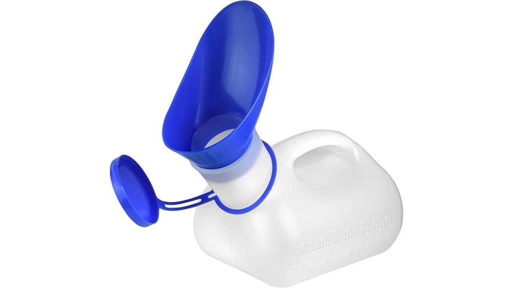 portable spill proof pee funnel