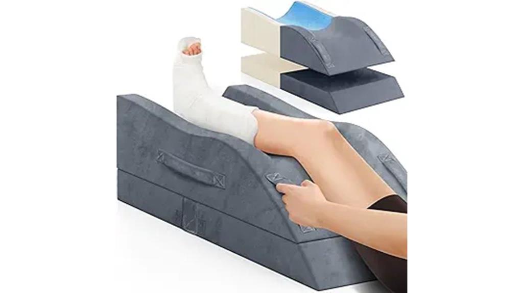 post surgery leg support pillow