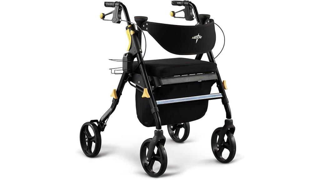 premium folding rollator walker
