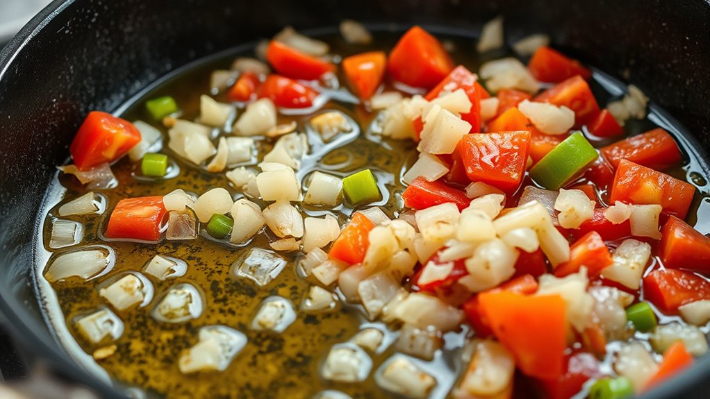 proper aromatic saut ing technique