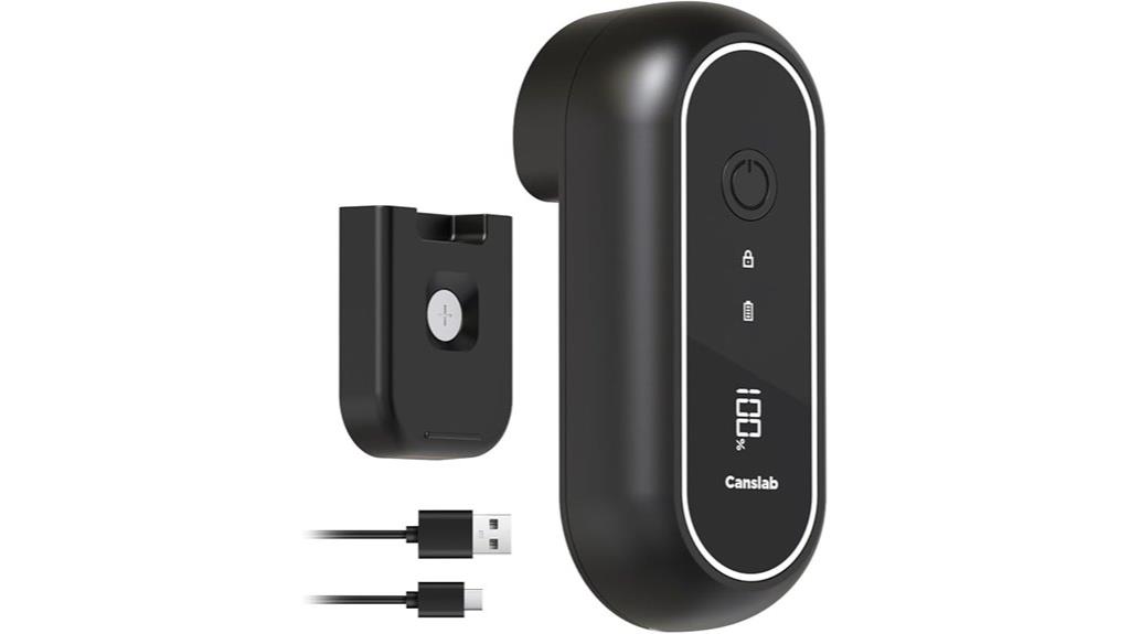 rechargeable can opener with auto stop
