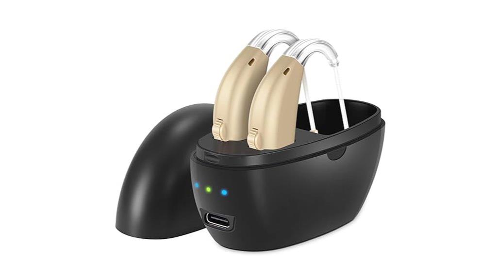rechargeable noise canceling hearing aids