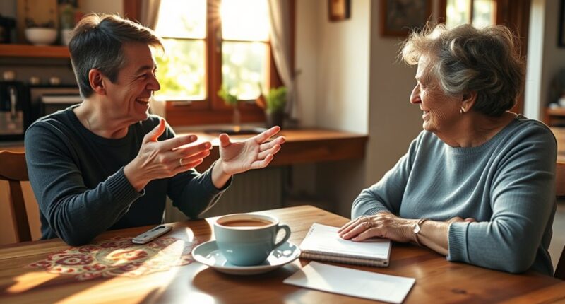 request caregiving support diplomatically