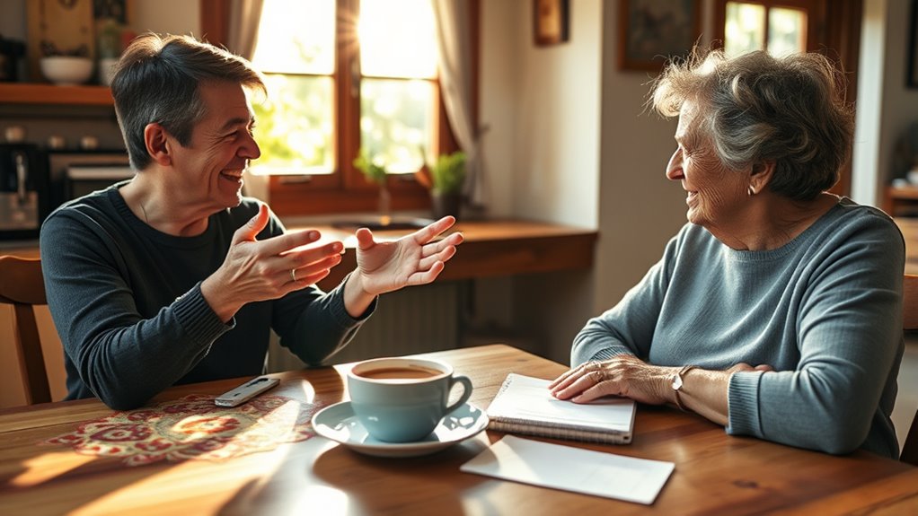 request caregiving support diplomatically