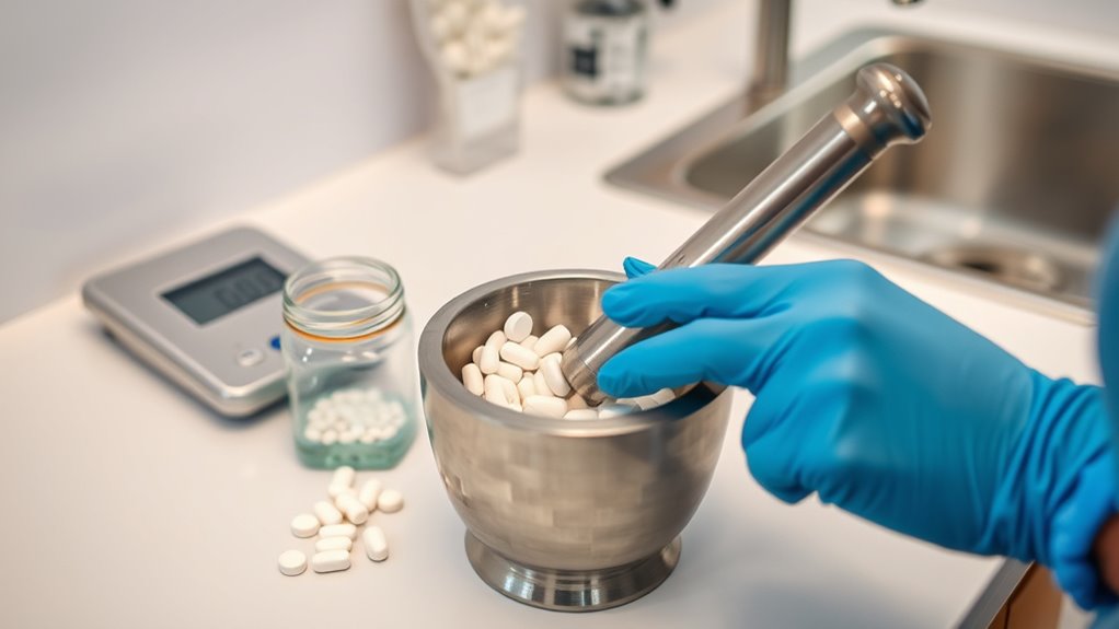 risks of improper pill crushing