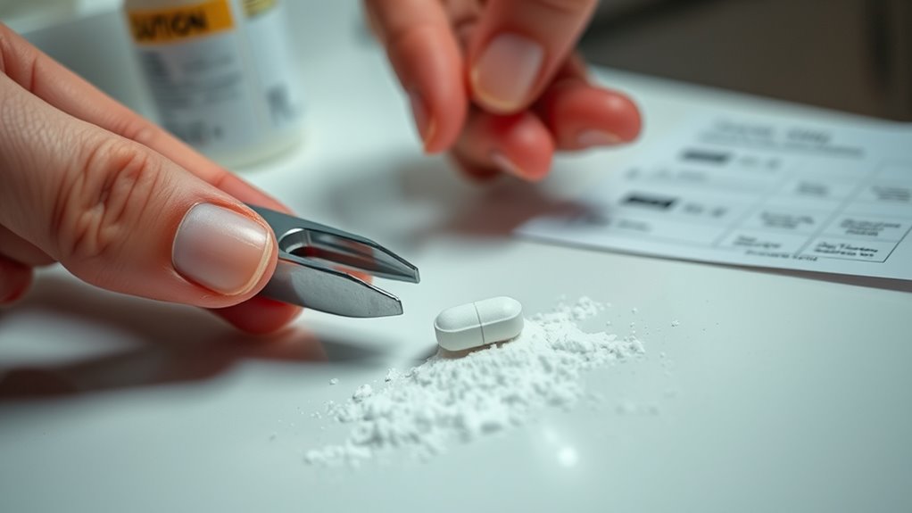 risks of improper pill splitting