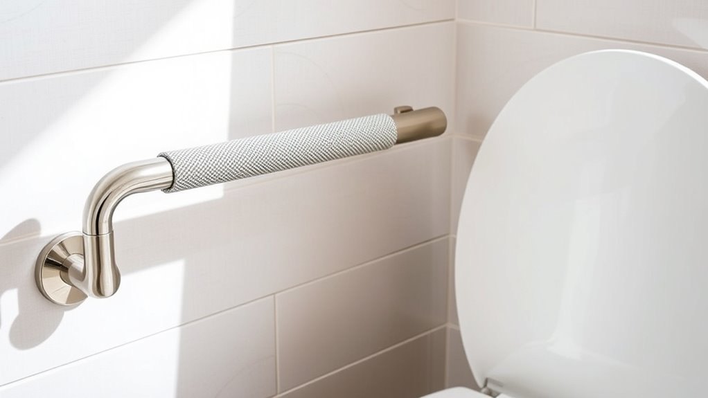 safe bathroom grab bar placement