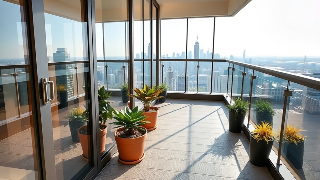 safe stylish balcony design