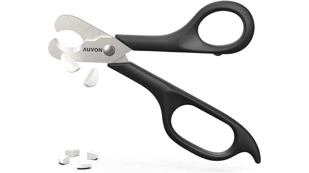 scissors shaped pill cutter