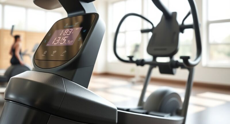 seated elliptical low impact exercise